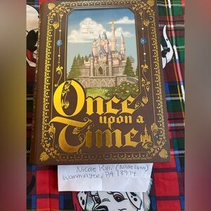 NWT Disney Photo & Storage Book - Cinderella Castle - Once Upon a Time